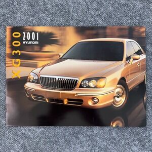 Hyundai XG300 Car Brochure 2001 Original‎ Print Advertising Sedan Auto
